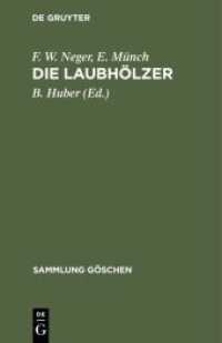Die Laubhölzer : Kurzgefasste Beschreibung der in Mitteleuropa gedeihenden Laubbäume und Sträucher (Sammlung Göschen 718)