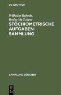 Stöchiometrische Aufgabensammlung : Mit den Ergebnissen (Sammlung Göschen 452)