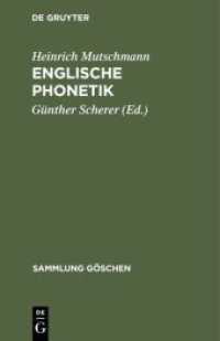 Englische Phonetik (Sammlung Göschen 601)