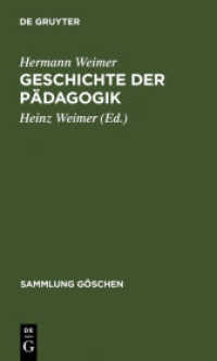 Geschichte der Pädagogik (Sammlung Göschen 145)
