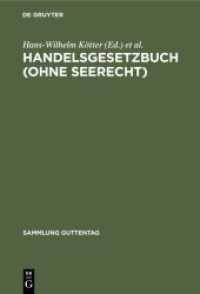 Handelsgesetzbuch (ohne Seerecht) : Mit Erläuterungen (Sammlung Guttentag 4)