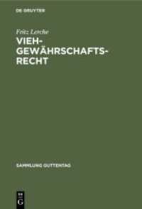 Viehgewährschaftsrecht : (Viehkauf) (Sammlung Guttentag 50)