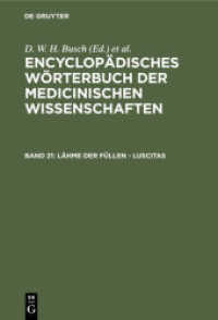 Encyclopädisches Wörterbuch der medicinischen Wissenschaften / Lähme der Füllen - Luscitas (Encyclopädisches Wörterbuch der medicinischen Wissenschaften Band 21)