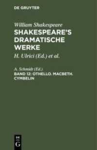 Othello. Macbeth. Cymbelin : aus: [Dramatische Werke] [Dramatische Werke] Shakespeare's dramatische Werke， 12