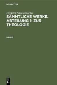 Friedrich Schleiermacher: Sämmtliche Werke. Abteilung 1: Zur Theologie. Band 2 Friedrich Schleiermacher: Sämmtliche Werke. Abteilung 1: Zur Theologie. Band 2 (Friedrich Schleiermacher: Sämmtliche Werke. Abteilung 1: Zur Theologie Band