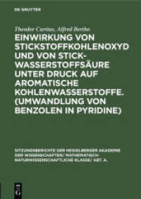 Einwirkung von Stickstoffkohlenoxyd und von Stickwasserstoffsäure unter Druck auf aromatische Kohlenwasserstoffe. (Umwan (Sitzungsberichte der Heidelberger Akademie der Wissenschaften/ Mathematisch-Naturwissenschaftliche Klas)
