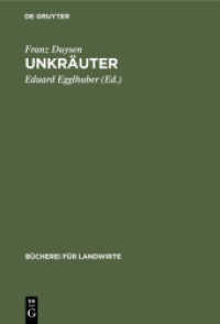 Unkräuter (Bücherei für Landwirte 2)