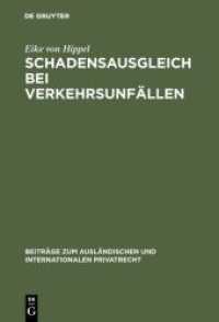 Schadensausgleich bei Verkehrsunfällen : Haftungsersetzung durch Versicherungsschutz. Eine rechtsvergleichende Untersuchung (Beiträge zum ausländischen und internationalen Privatrecht 34)