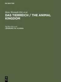 Das Tierreich / The Animal Kingdom. Lieferung 71a Acarina : Eupopidae， Penthalodidae， Penthaleidae， Rhagidiidae， Pachygnathidae， Cunxidae (Das Tierreich / The Animal Kingdom Lieferung 71a)