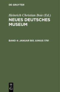 Neues Deutsches Museum / Januar bis Junius 1791 (Neues Deutsches Museum Band 4)