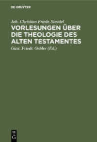 Vorlesungen über die Theologie des Alten Testamentes