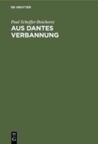 Aus Dantes Verbannung : Literarhistorische Studien