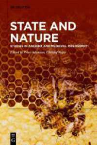 State and Nature : Studies in Ancient and Medieval Philosophy