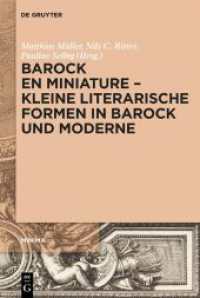 Barock en miniature - Kleine literarische Formen in Barock und Moderne (Minima 2)