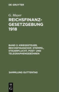 Kriegssteuer， Reichsfinanzhof， Stempel， Steuerflucht， Post- und Telegraphengebühren (Sammlung Guttentag 131b)