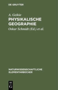 Physikalische Geographie (Naturwissenschaftliche Elementarbücher 4)