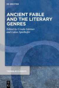 Ancient Fable and the Literary Genres (Trends in Classics - Supplementary Volumes 198) （2025. 400 S. 230 mm）