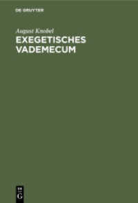 Exegetisches Vademecum : Für Herrn Professor Ewald in Tübingen