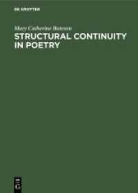 Structural continuity in poetry : A linguistic study of five Pre-Islamic Arabic Odes