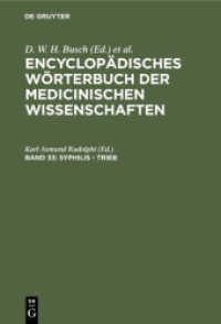 Encyclopädisches Wörterbuch der medicinischen Wissenschaften / Syphilis - Trieb (Encyclopädisches Wörterbuch der medicinischen Wissenschaften Band 33)
