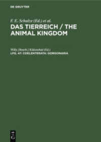 Das Tierreich / The Animal Kingdom. Lfg. 47 Coelenterata: Gorgonaria (Das Tierreich / The Animal Kingdom Lfg. 47)