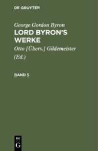 George Gordon Byron: Lord Byron's Werke / George Gordon Byron: Lord Byron's Werke. Band 5 (George Gordon Byron: Lord Byron's Werke Band 5)