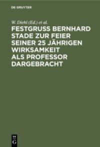 Festgruss Bernhard Stade zur Feier seiner 25 jährigen Wirksamkeit als Professor dargebracht