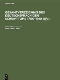 Gesamtverzeichnis des deutschsprachigen Schrifttums 1700-1910 (GV). Band 8 Bam - Baud (Gesamtverzeichnis des deutschsprachigen Schrifttums 1700-1910 (GV) Band 8)
