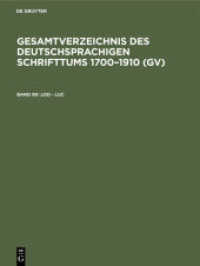 Gesamtverzeichnis des deutschsprachigen Schrifttums 1700-1910 (GV). Band 90 Lod - Luc