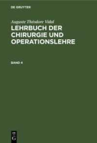 Auguste Théodore Vidal: Lehrbuch der Chirurgie und Operationslehre. Band 4 Auguste Théodore Vidal: Lehrbuch der Chirurgie und Operationslehre. Band 4 (Auguste Théodore Vidal: Lehrbuch der Chirurgie und Operationslehre Band 4)