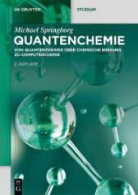 Quantenchemie : Von Quantentheorie über chemische Bindung zu Computerchemie (De Gruyter Studium)