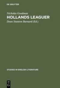 Hollands leaguer : A critical Edition (Studies in English Literature 47)