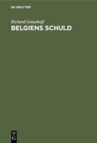 Belgiens Schuld : Zugleich eine Antwort an Prof. Dr. Waxweiler