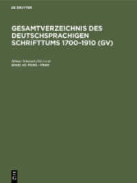 Gesamtverzeichnis des deutschsprachigen Schrifttums 1700-1910 (GV). Band 40 Foro - Frar (Gesamtverzeichnis des deutschsprachigen Schrifttums 1700-1910 (GV) Band 40)