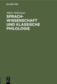 Sprachwissenschaft und Klassische Philologie : Vortrag gehalten am 31. Mai 1928 im Weimar auf der 3. Fachtagung der Klassischen Altertumswissenschaft