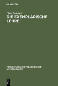 Die exemplarische Lehre : Sinn und Grenzen eines didaktischen Prinzips (Forschungen zur Pädagogik und Anthropologie 2)