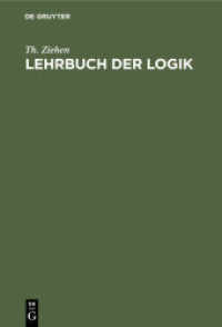 Lehrbuch der Logik : Auf positivistischer Grundlage mit Berücksichtigung der Geschichte der Logik