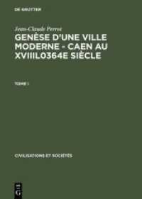 Genèse d'une ville moderne - Caen au XVIIIl0364e siècle, 2 Teile (Civilisations et Sociétés 44) （1975. 1157 S. 62 b/w ill. 230 mm）