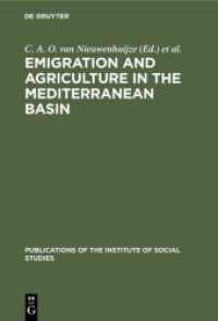 Emigration and agriculture in the Mediterranean basin (Publications of the Institute of Social Studies 8)
