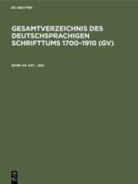 Gesamtverzeichnis des deutschsprachigen Schrifttums 1700-1910 (GV). Band 44 Gat - Gek