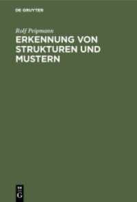 Erkennung von Strukturen und Mustern : Grundlagen und Verfahren