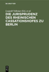 Die Jurisprudenz des Rheinischen Cassationshofes zu Berlin : 1819-1846