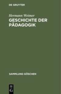 Geschichte der Pädagogik (Sammlung Göschen 145)