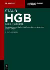 Handelsgesetzbuch. Band 18 HGB-Synopse (Großkommentare der Praxis 18) （6. Aufl. 2025. IX, 681 S. 1 b/w ill. 240 mm）