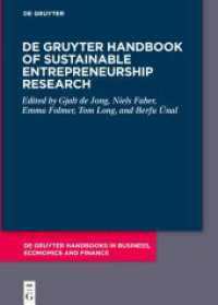 De Gruyter Handbook of Sustainable Entrepreneurship Research (De Gruyter Handbooks in Business， Economics and Finance)