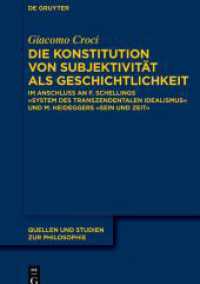 Die Konstitution von Subjektivität als Geschichtlichkeit : Im Anschluss an F. Schellings »System des transzendentalen Idealismus« und M. Heideggers »Sein und Zeit« (Quellen und Studien zur Philosophie 153)