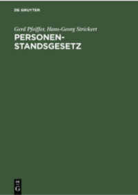 Personenstandsgesetz : Kommentar
