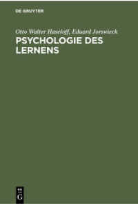 Psychologie des Lernens : Methoden， Ergebnisse， Anwendungen