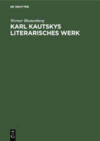 Karl Kautskys Literarisches Werk : Eine bibliographische Übersicht