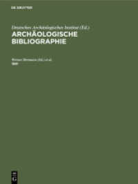 Archäologische Bibliographie. 1991
